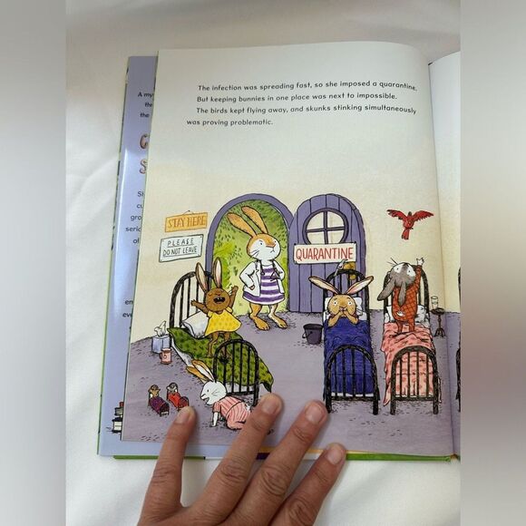 Charlotte the Scientist Finds a Cure Hardcover Book by Camille Andros Bunnies - Picture 8 of 8